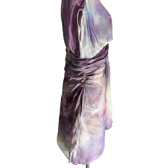 Roberto Cavalli NWT “Abito” lilac silk dress in size 42 (US size 6). Gorgeous - Picture 4 of 15